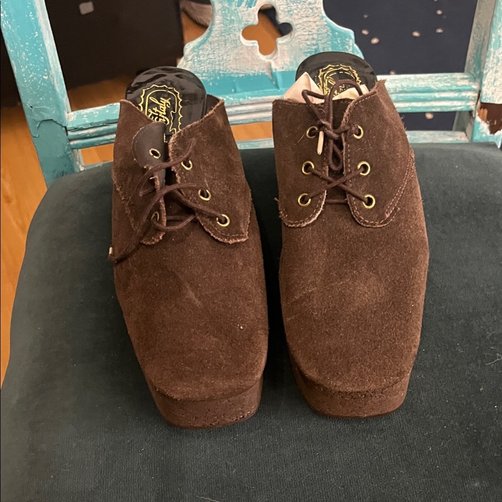Elegant Brown Suede Women's Heels (real Leather)